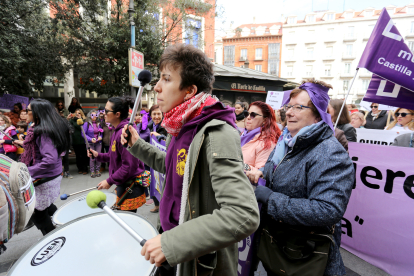 Manifestación con motivo del Día Internacional de la Mujer en Valladolid. LETICIA PÉREZ