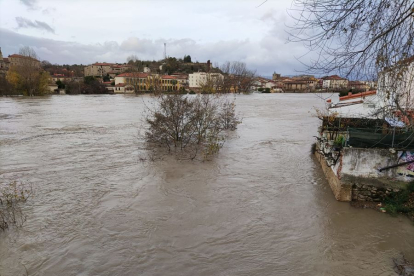 Varios ríos del norte de Burgos reciben ya alerta por riesgo de inundación.- E. M.