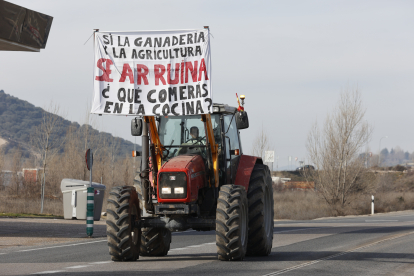 Tractorada en Soria. -ICAL