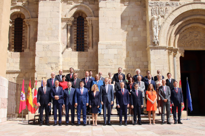 El rey inaugura en León la cumbre europea sobre parlamentarismo. / ICAL