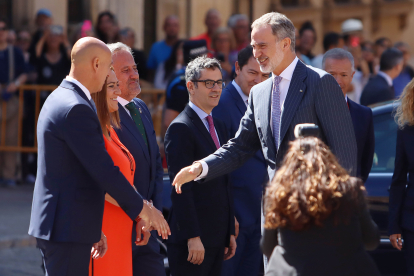 El rey inaugura en León la cumbre europea sobre parlamentarismo. / ICAL