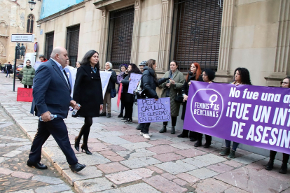 La Audiencia Provincial de León acoge la primera sesión del juicio contra el exconcejal de Ponferrada y exdiputado provincial Pedro Muñoz por tentativa de homicidio y otros delitos hacia su exmujer. -ICAL