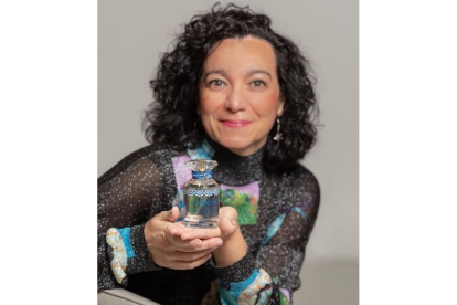 María Luisa López, al frente de Margara, la marca del nuevo perfume  Agua de Salamanca -E.M