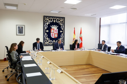 Reunión de la Junta de Portavoces en las Cortes de Castilla y León.- ICAL