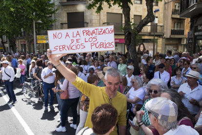 Manifestación por la Sanidad pública en Salamanca. -ICAL