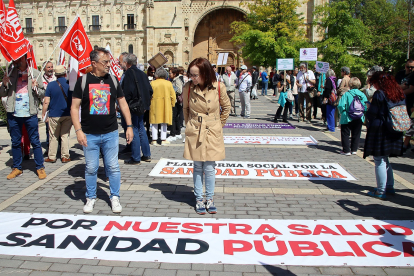 Manifestación por la Sanidad pública en León. -ICAL