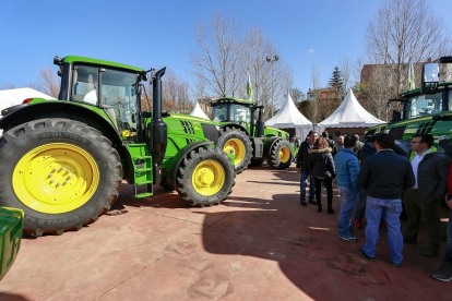 Feria de maquinaria agrícola en la localidad leonesa de Valencia de Don Juan en una pasada edición. ICAL