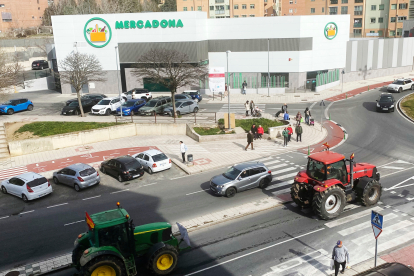 Tractorada en Ávila. -ICAL