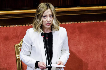 La presidenta del Consejo de Ministros de Italia, Giorgia Meloni. EUROPA PRESS