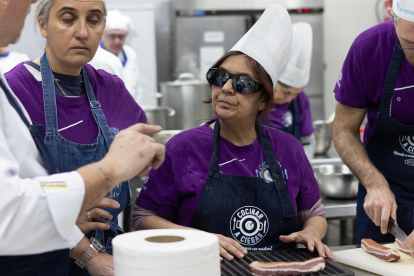 El CIFP La Merced acoge la jornada ‘Cocinar a ciegas’ desarrollado por la ONCE. Concha Ortega / ICAL .