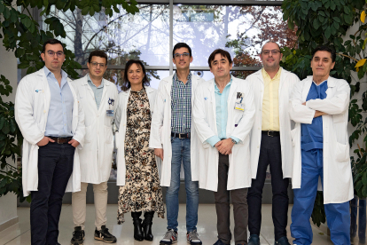Miembros de la Unidad de Trasplante en las instalaciones del Hospital Universitario Río Hortega de Valladolid. PHOTOGENIC