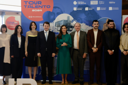 La reina Letizia preside el acto central del Tour del Talento 2024 en Salamanca. -ICAL
