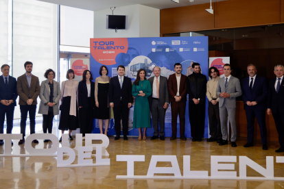 La reina Letizia preside el acto central del Tour del Talento 2024 en Salamanca. -ICAL