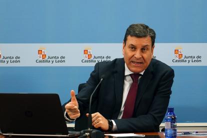 El consejero de Economía y Hacienda, Carlos Fernández Carriedo.- ICAL