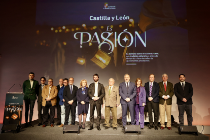 El vicepresidente de la Junta de Castilla y León, Juan García-Gallardo, presenta la Semana Santa de Castilla y León en Madrid. Juan Lázaro / ICAL.