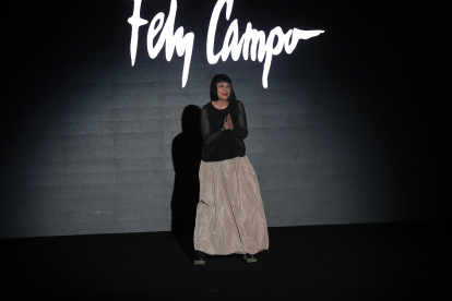 Desfile de la diseñadora salmantina Fely Campo en el marco de la Mercedes-Benz Fashion Week. -ICAL.
