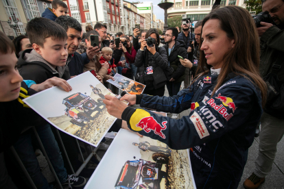 Acto de homenaje a la piloto Cristina Gutiérrez, ganadora del Dakar 2024. -ICAL