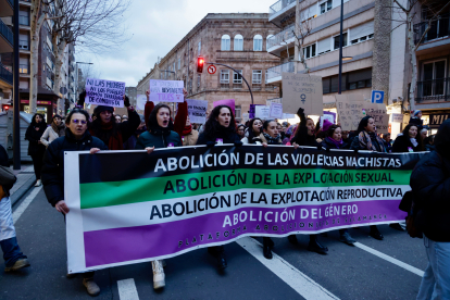 Manifestación del 8M con motivo del Día Internacional de la Mujer.-ICAL