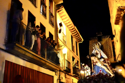 Procesión de 'La Dolorosa' en León