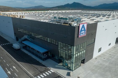 Bloque logístico de Aldi, recién inaugurado en Miranda de Ebro