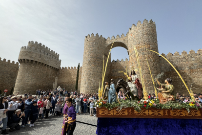Procesión de La Borriquilla el Domingo de Ramos en Ávila
