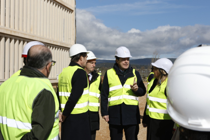El presidente de la Junta de Castilla y León, Alfonso Fernández Mañueco, participa en el acto de presentación del proyecto de la nueva planta de producción de combustible sostenible de Solarig.