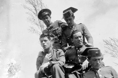 Guardias Civiles en Burgos en 1936