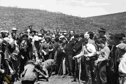 Cacería de lobos en Palencia. 1963