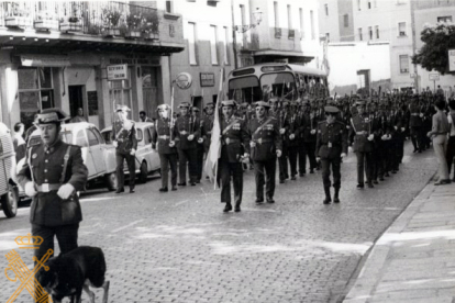 Desfile por las calles de Segovia. 1967
