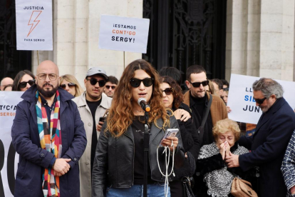 Concentración para pedir justicia por Sergio Delgado. PHOTOGENIC