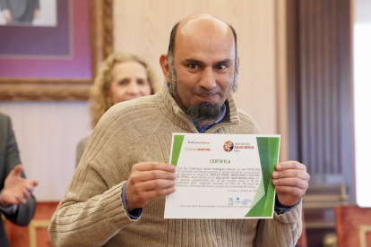 La Infanta Elena en la entrega de los diplomas del curso Empleo Verde