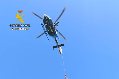 Nuevo helicóptero de la Guardia Civil en León