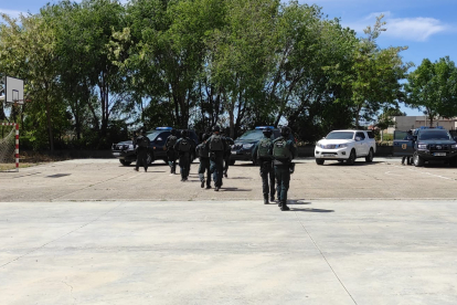 Simulacro terrorista en un colegio de Zamora