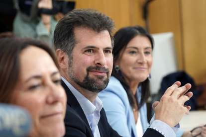 El secretario general del PSOE de Castilla y León, Luis Tudanca,
preside el plenario de la Comisión Ejecutiva Autonómica (CEA) del PSCyL.