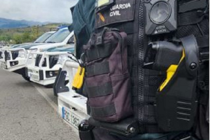 Nueva pistola eléctricas para la Guardia Civil de Castilla y León