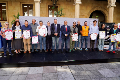 El presidente y el vicepresidente de la Diputación de León encabezan la entrega de los III Premios Pisado a los vinos de la DO El Bierzo y DO León