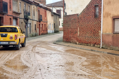 Inundaciones en Cerecinos de Campos