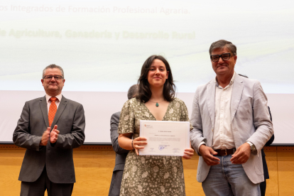 Santiago Andrés Chico, galardonado en los I Premios a la Excelencia de los Centros Integrados de FP Agrarias.