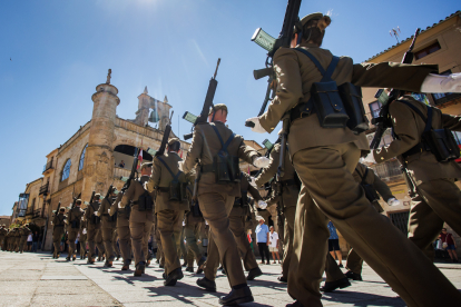 Acto de homenaje a los caídos en la Guerra de la Independencia en Ciudad Rodrigo (Salamanca)