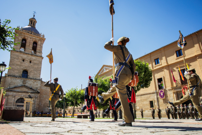 Acto de homenaje a los caídos en la Guerra de la Independencia en Ciudad Rodrigo (Salamanca)