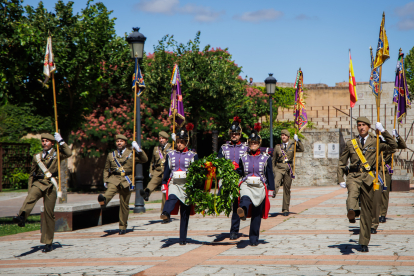 Acto de homenaje a los caídos en la Guerra de la Independencia en Ciudad Rodrigo (Salamanca)