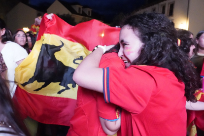 Final de la Eurocopa en Ponferrada (León)