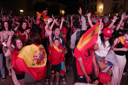 Final de la Eurocopa en Ponferrada (León)