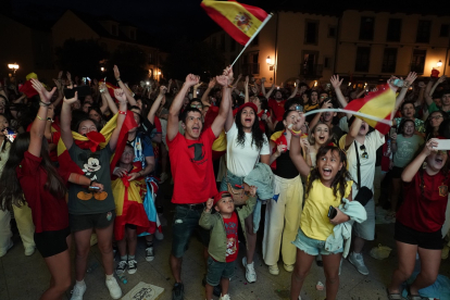 Final de la Eurocopa en Ponferrada (León)