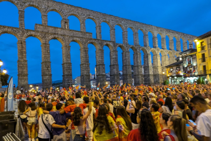 Final de la Eurocopa en Segovia