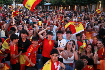 Final de la Eurocopa en Palencia