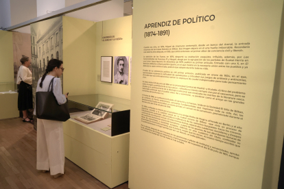 Presentación de la exposición 'Unamuno y la política. De la pluma a la palabra'.