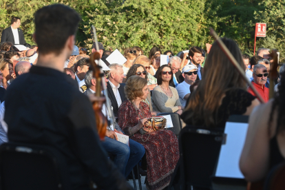 La reina emérita doña Sofía preside el concierto de los 25 años de Atapuerca