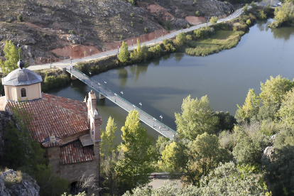 El río Duero a su paso por Soria