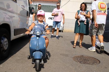 Primera jornada de celebración del Gran Premio de Velocidad de la localidad leonesa de La Bañeza.